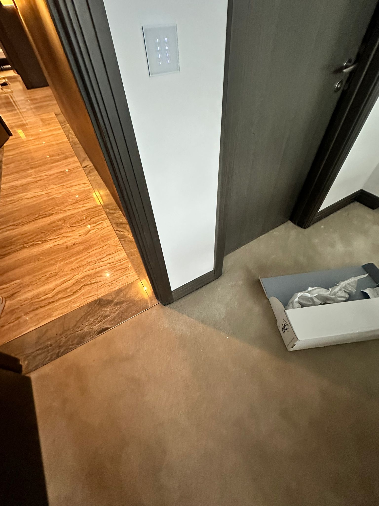 Interior works One Blackfriars luxury tower London